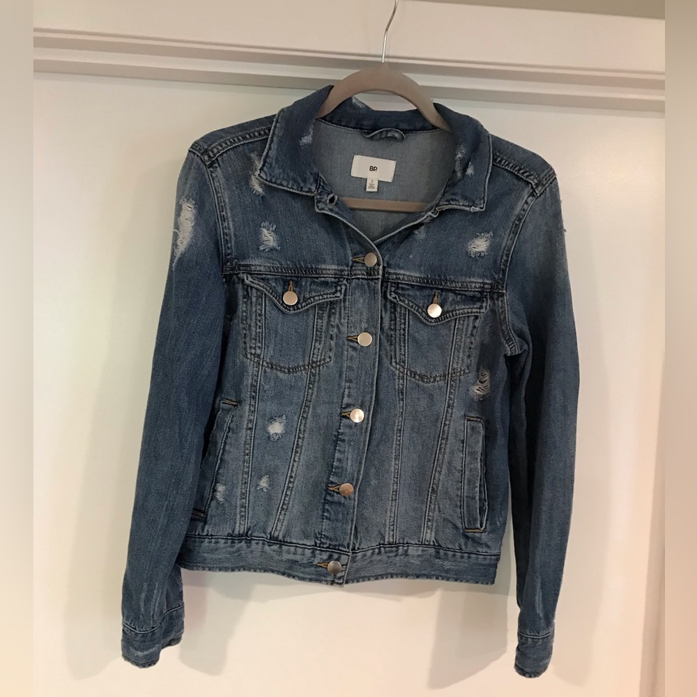 BP Nordstrom Blue Jean Jacket Classic Denim Style